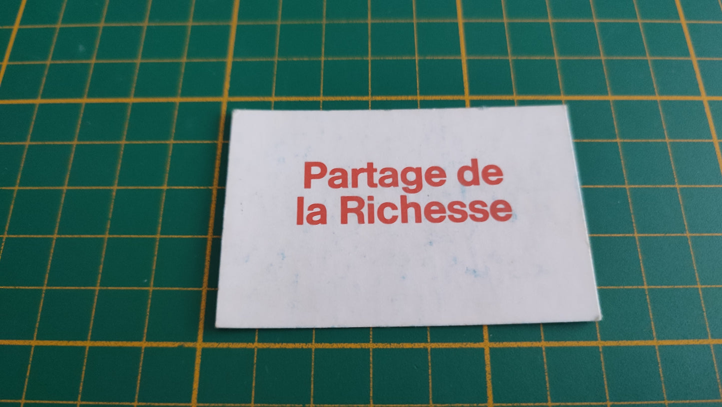 Carte perdante seule pièce détachée jeu de société Destins En famille sur les chemins de la vie MB #E44