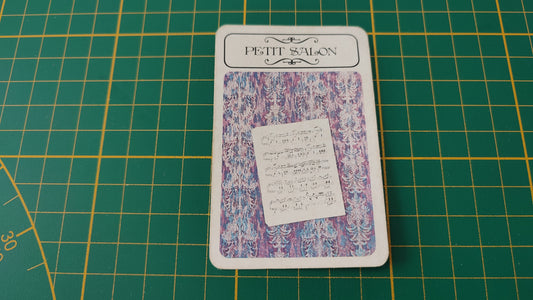 Carte petit salon en l'état Cluedo miro-meccano pièce détachée jeu de société #E26