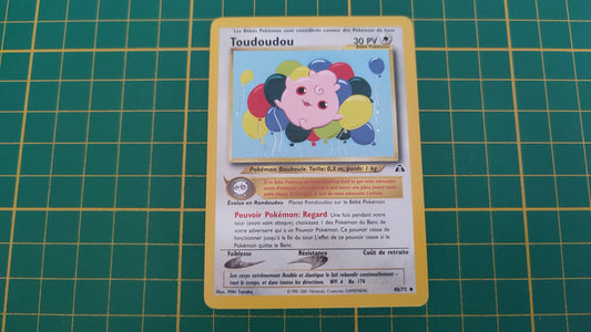 Carte pokémon Toudoudou peu commune 40/75 Neo Discovery #E77