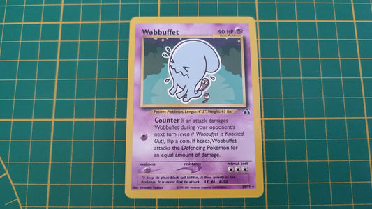 Carte pokémon anglaise Wobbuffet Qulbutoke rare Neo Discovery 35/75 #E77