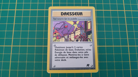 Carte pokémon dresseur Raid nocturne dans les poubelles peu commune Team rocket 77/82 #E77