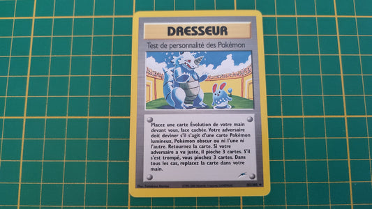Carte pokémon dresseur test de personnalité des Pokémon peu commune Neo Destiny 102/105 #E77