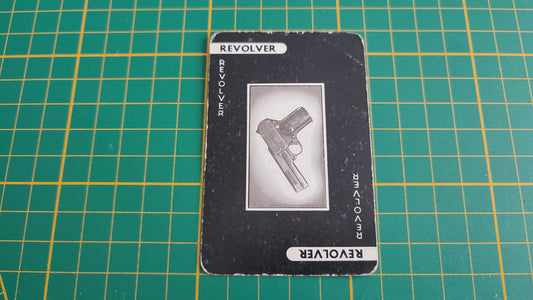 Carte revolver en l'état Cluedo the Great détective game pièce détachée jeu de société #E45