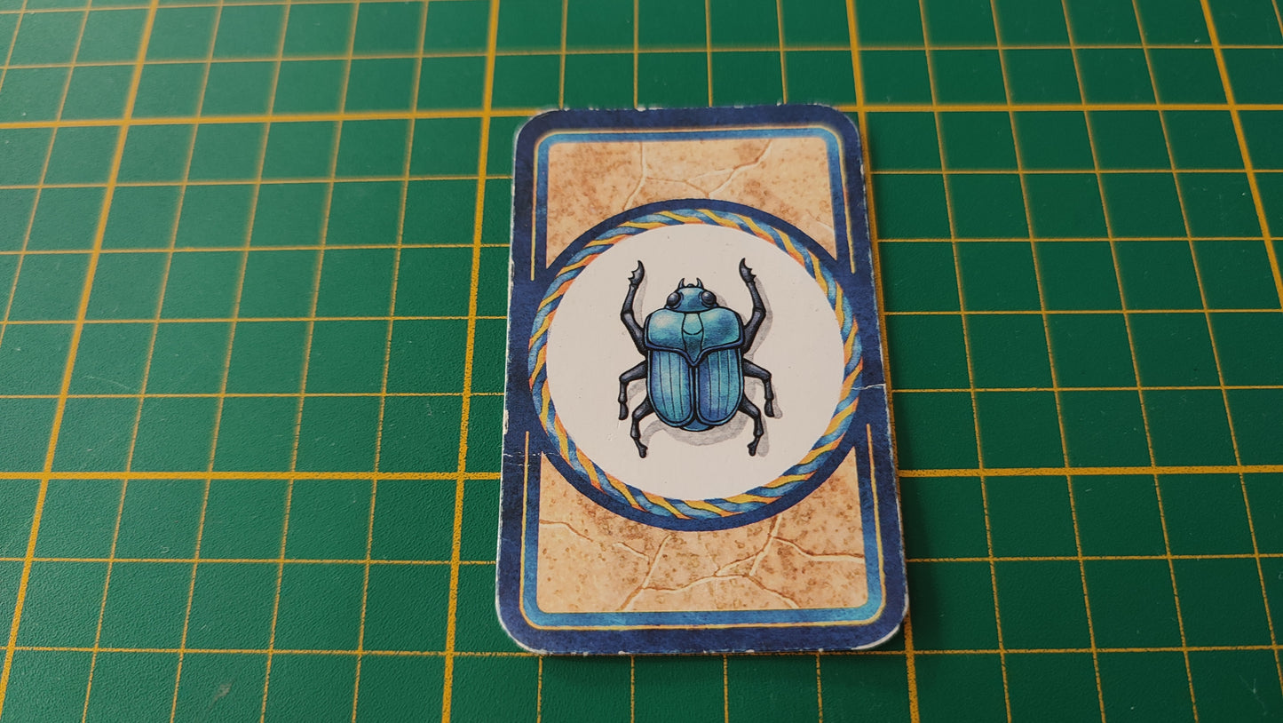 Carte scarabée bleu pièce détachée jeu de société Labyrinthe Ravensburger #D64