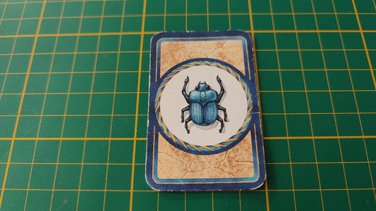Carte scarabée bleu pièce détachée jeu de société Labyrinthe Ravensburger #D64