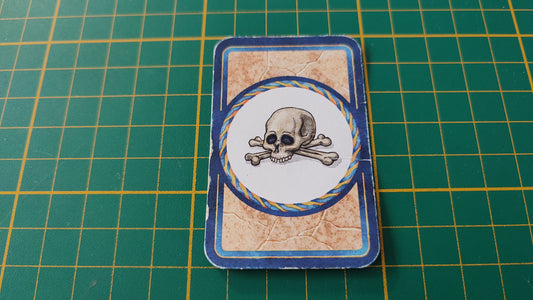 Carte tête de mort pièce détachée jeu de société Labyrinthe Ravensburger #D64