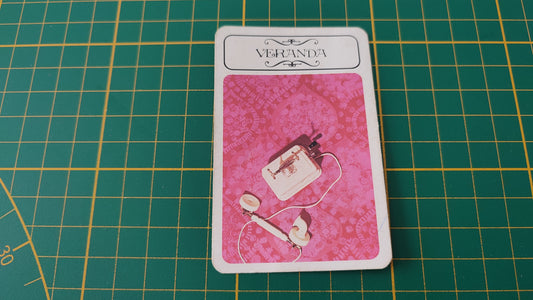 Carte véranda en l'état Cluedo miro-meccano pièce détachée jeu de société #E26