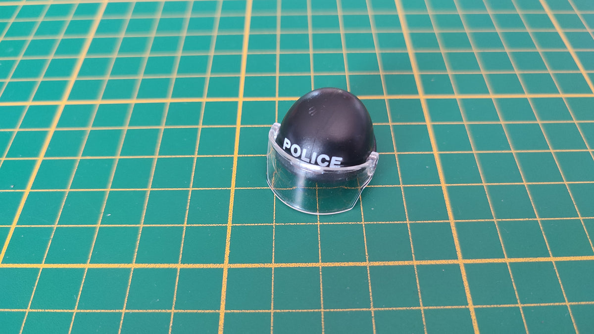 Casque de moto avec visière 30636762 pièce détachée Playmobil #E88
