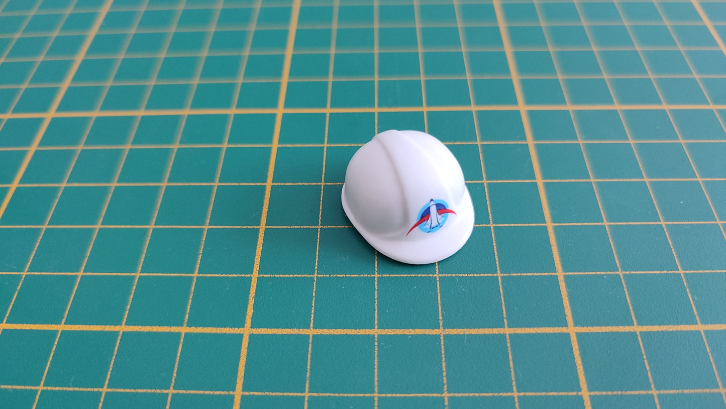 Casque moderne de construction référence 30642574 pièce détachée Playmobil #E62