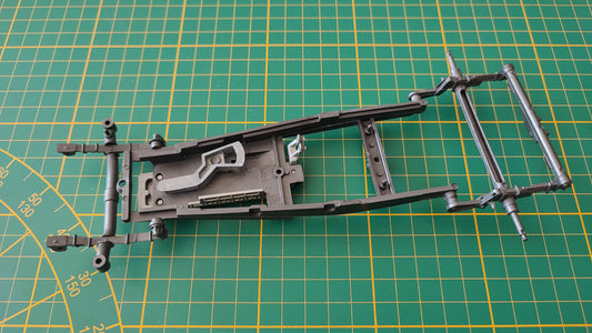 Châssis avec pédalier pièce détachée miniature Bburago Burago Bugatti type 59 1934 1/18 1/18e 1/18ème #D95