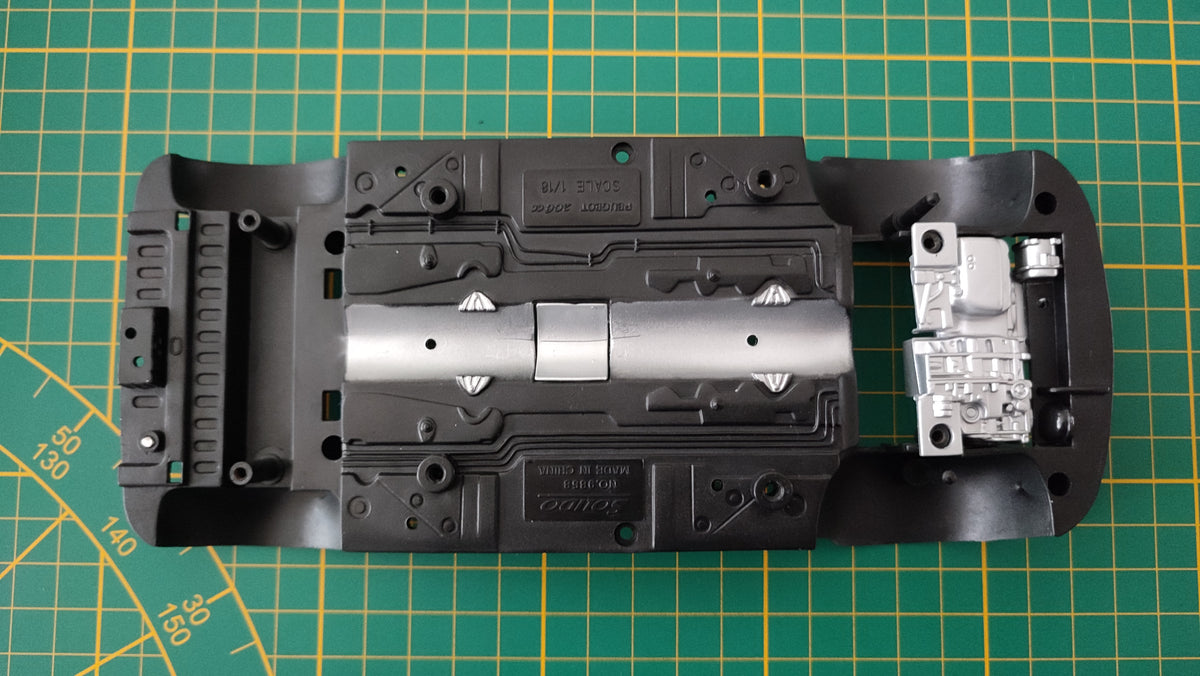 Carcasse Peugeot 206 Cc Solido 1/18 - Pièce Détachée Pour Modèle Miniature, Occasion (#C13)