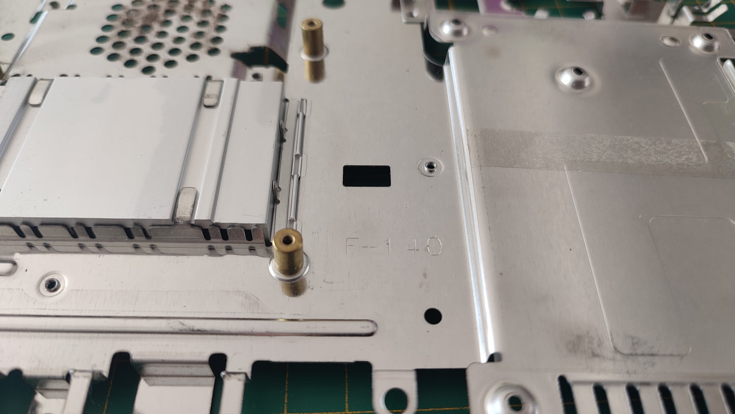 Châssis métallique F-140 pièce détachée console de jeux Sony Playstation 2 Ps2 slim SCPH-75004 #E17