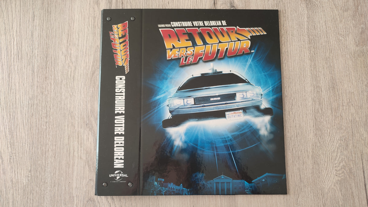 Classeur de rangement seul pièce détachée DeLorean Retour vers le Futur Eaglemoss 1/8 #E76