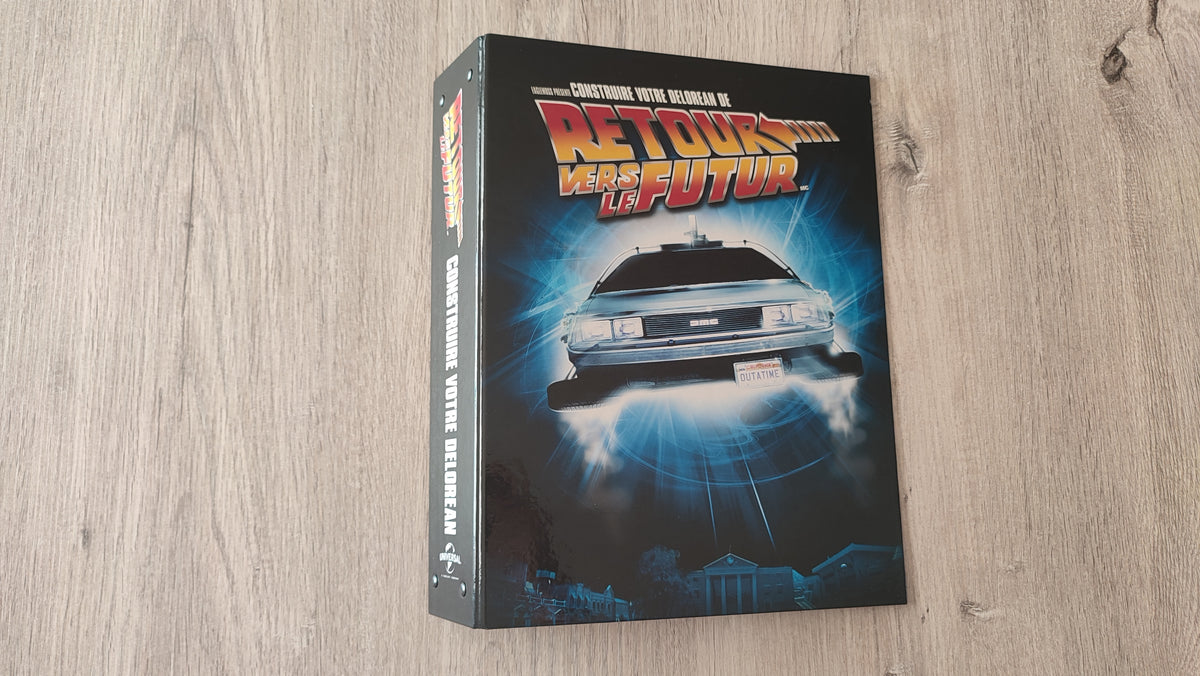 Classeur de rangement seul pièce détachée DeLorean Retour vers le Futur Eaglemoss 1/8 #E76
