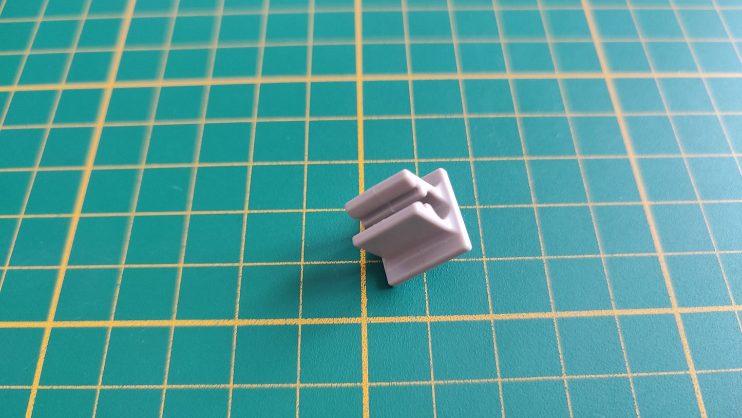 Clip avec prise rectangulaire System X référence 30021394 pièce détachée Playmobil #E75