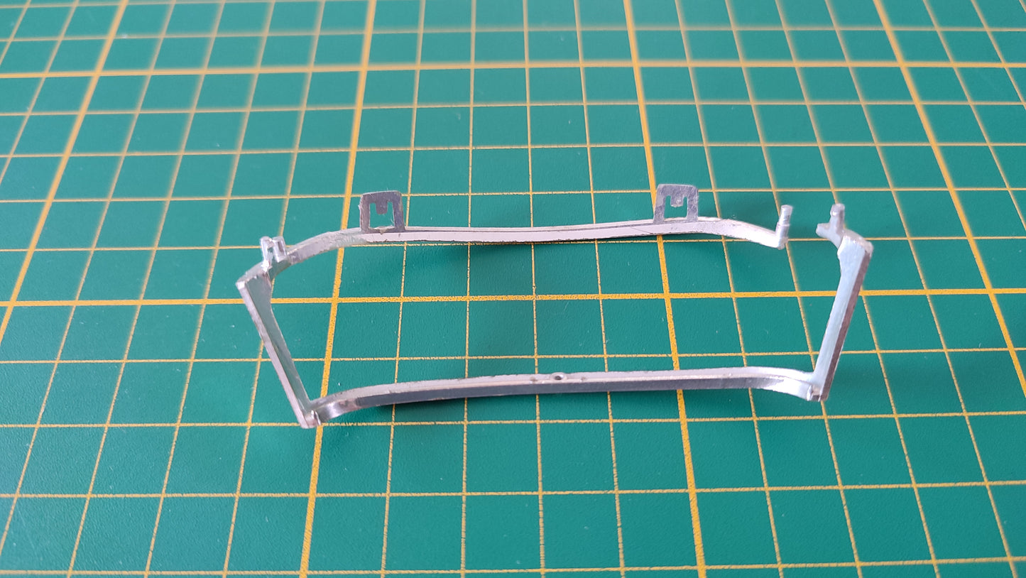 Contour pare-brise cassée a coller pièce détachée miniature Bburago Burago Jaguar type E 1961 1/18 1/18e 1/18ème #D33