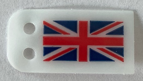 Drapeau à motif Union Jack du Royaume-Uni 10294pls01a pièce détachée Lego Titanic 10294