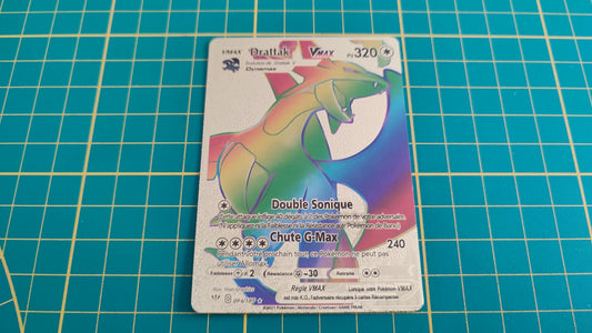 Drattak Vmax carte illustration Pokémon cosplay couleur or française #C17