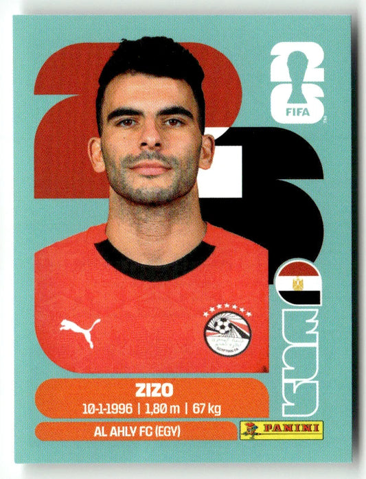 EGY 11 Zizo - Sticker autocollant Panini Coupe du Monde FIFA 2026 Égypte - Pièce détachée