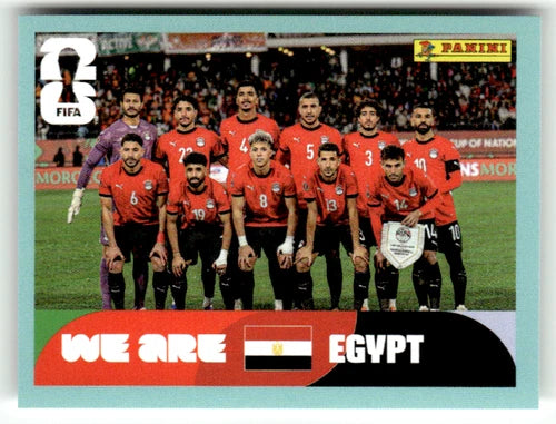 EGY 13 Team Photo - Sticker autocollant Panini Coupe du Monde FIFA 2026 Égypte - Pièce détachée