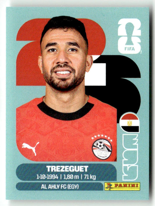 EGY 19 Trezeguet - Sticker autocollant Panini Coupe du Monde FIFA 2026 Égypte - Pièce détachée