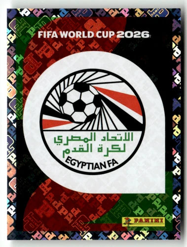 EGY 1 Team Logo - Sticker autocollant Panini Coupe du Monde FIFA 2026 Égypte - Pièce détachée
