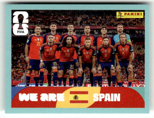 ESP 13 Team Photo - Sticker autocollant Panini Coupe du Monde FIFA 2026 Espagne - Pièce détachée