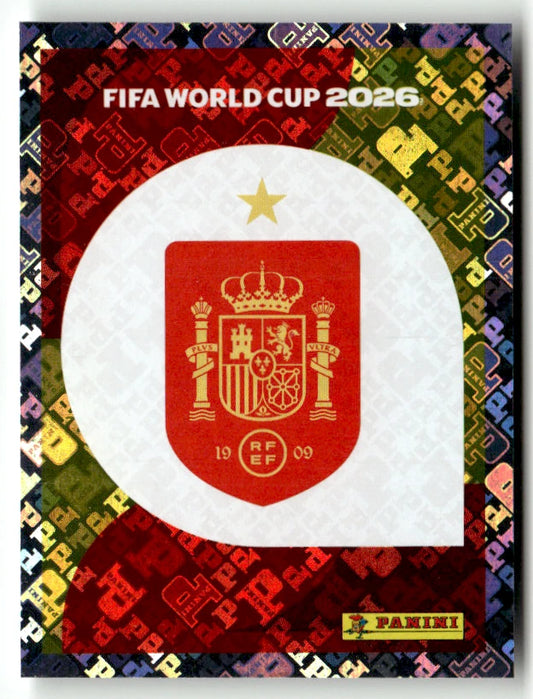 ESP 1 Team Logo - Sticker autocollant Panini Coupe du Monde FIFA 2026 Espagne - Pièce détachée