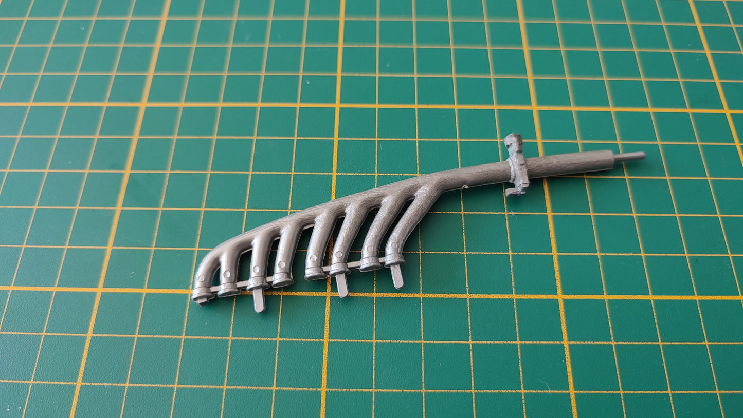 Echappement moteur pièce détachée miniature Bburago Burago Bugatti type 59 1934 1/18 1/18e 1/18ème #D95