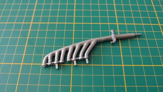 Echappement moteur pièce détachée miniature Bburago Burago Bugatti type 59 1934 1/18 1/18e 1/18ème #D95