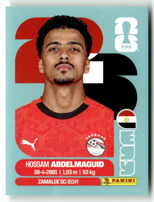 Egy 8 Hossam Abdelmaguid - Sticker autocollant Panini Coupe du Monde FIFA 2026 Égypte - Pièce détachée