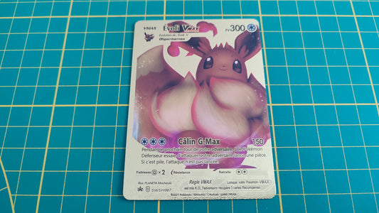 Evoli Vmax carte illustration Pokémon cosplay couleur or française #C17