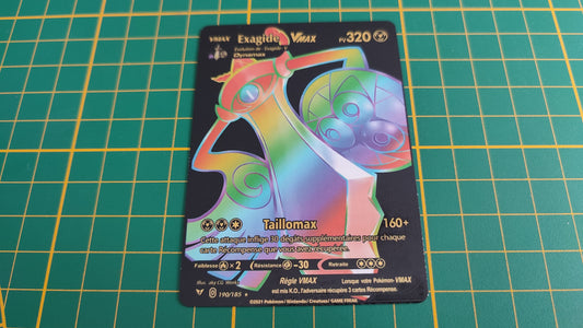 Exagide Vmax carte illustration Pokémon cosplay couleur noir française #C18