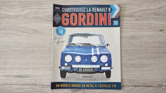 Fascicule + pièces numéro 30 Renault R8 Gordini 1/8 1/8ème Eaglemoss Collections #A67