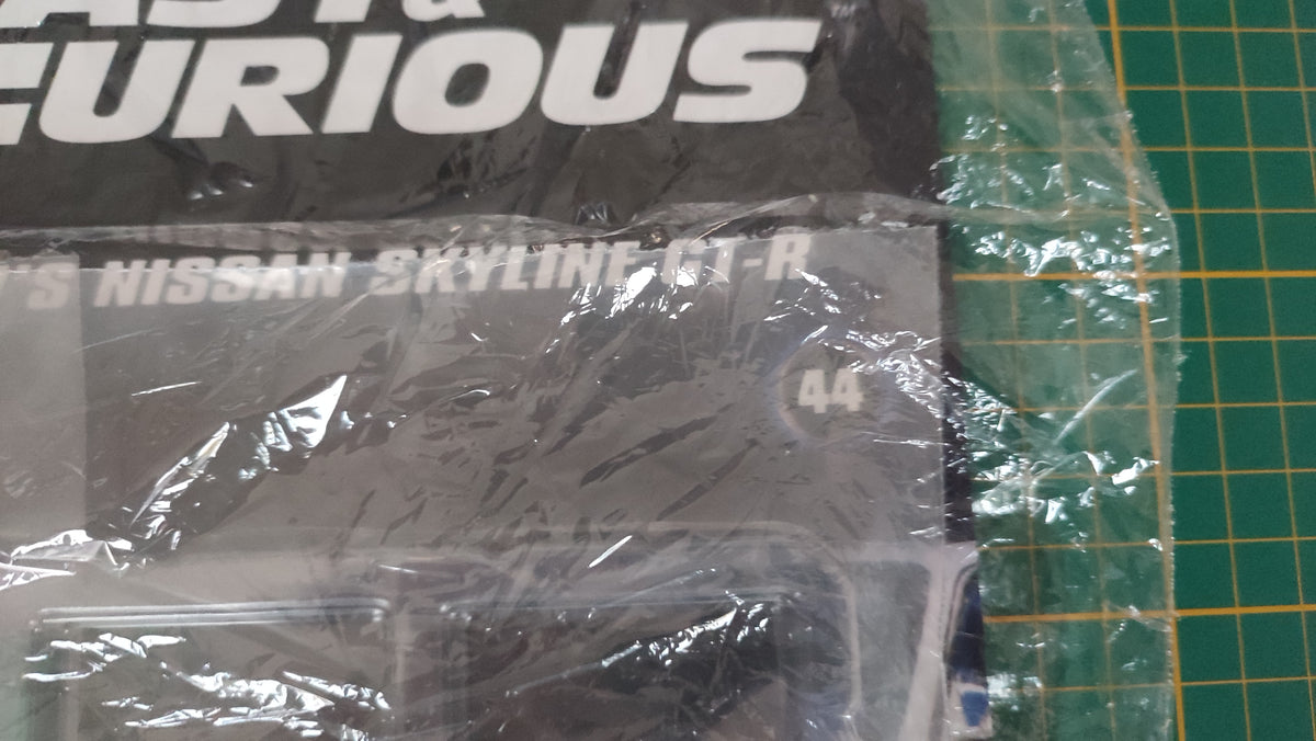 Fascicule avec pièce numéro 44 n° 44 Nissan Skyline GT-R R34 Fast & Furious de Brian O'Conner 1/8 1/8e 1/8ème Altaya #E78