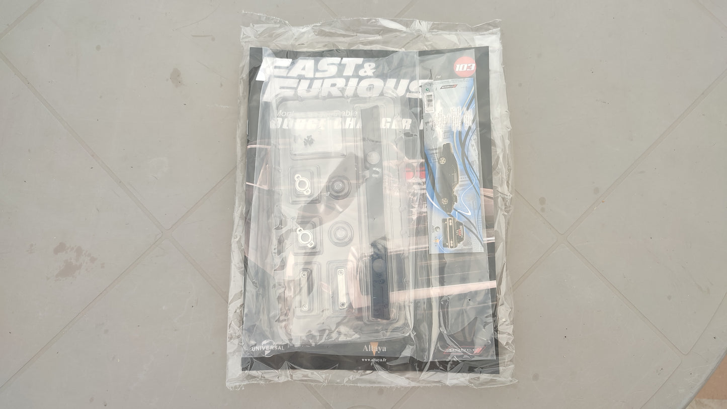 Fascicule avec pièces numéro 103 n°103 Dodge Charger R/T Fast & Furious 1/8 1/8e 1/8ème Altaya