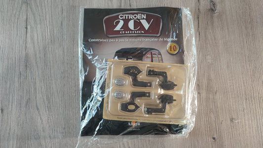Fascicule avec pièces numéro 10 n°10 Citroën 2CV Charleston 1/8 1/8e 1/8ème Altaya #E74