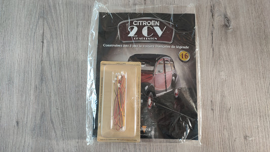 Fascicule avec pièces numéro 16 n°16 Citroën 2CV Charleston 1/8 1/8e 1/8ème Altaya #E74