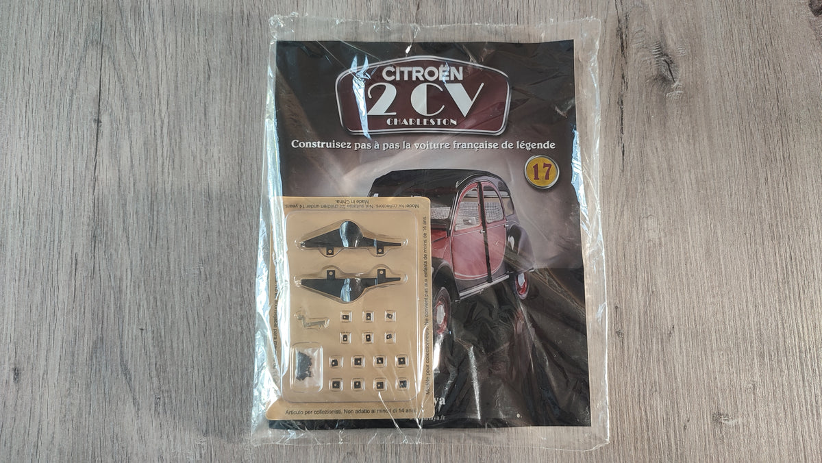 Fascicule avec pièces numéro 17 n°17 Citroën 2CV Charleston 1/8 1/8e 1/8ème Altaya #E74