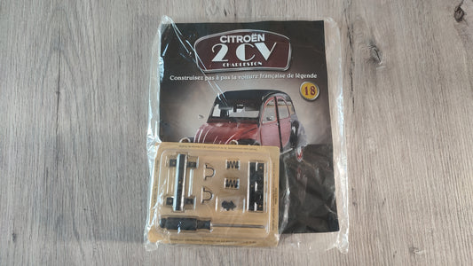 Fascicule avec pièces numéro 18 n°18 Citroën 2CV Charleston 1/8 1/8e 1/8ème Altaya #E74