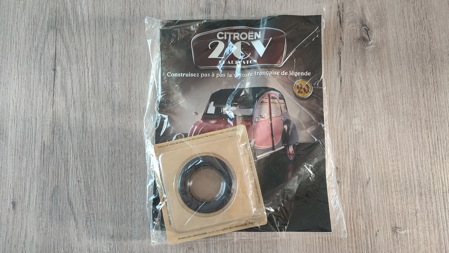 Fascicule avec pièces numéro 20 n°20 Citroën 2CV Charleston 1/8 1/8e 1/8ème Altaya #E74