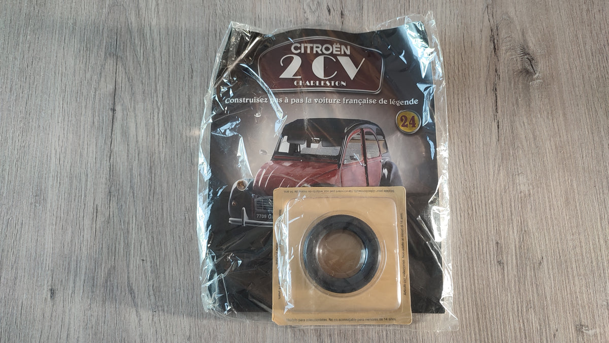 Fascicule avec pièces numéro 24 n°24 Citroën 2CV Charleston 1/8 1/8e 1/8ème Altaya #E74