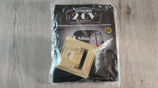 Fascicule avec pièces numéro 28 n°28 Citroën 2CV Charleston 1/8 1/8e 1/8ème Altaya #E74