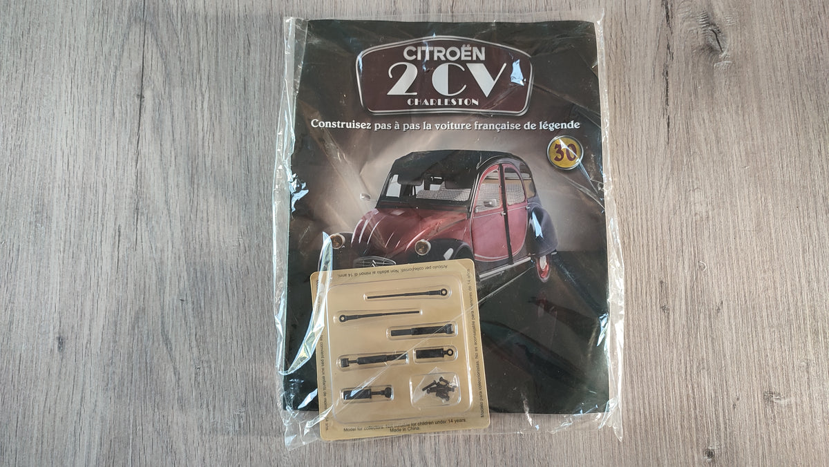 Fascicule avec pièces numéro 30 n°30 Citroën 2CV Charleston 1/8 1/8e 1/8ème Altaya #E74