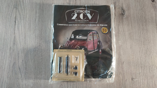Fascicule avec pièces numéro 31 n°31 Citroën 2CV Charleston 1/8 1/8e 1/8ème Altaya #E74