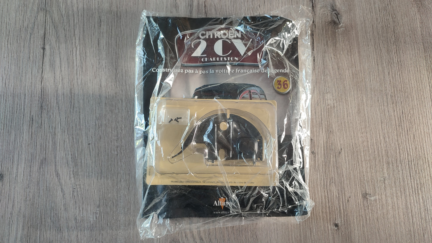 Fascicule avec pièces numéro 36 n°36 Citroën 2CV Charleston 1/8 1/8e 1/8ème Altaya #E74
