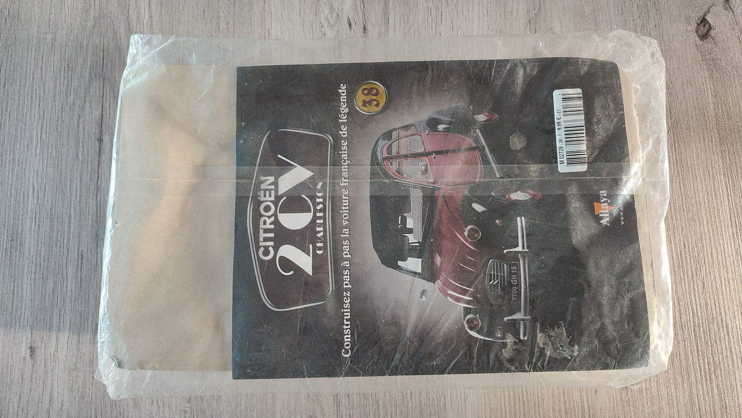 Fascicule avec pièces numéro 38 n°38 Citroën 2CV Charleston 1/8 1/8e 1/8ème Altaya #E74