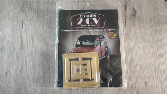 Fascicule avec pièces numéro 39 n°39 Citroën 2CV Charleston 1/8 1/8e 1/8ème Altaya #E74