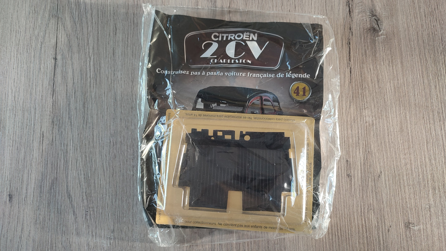 Fascicule avec pièces numéro 41 n°41 Citroën 2CV Charleston 1/8 1/8e 1/8ème Altaya #E74