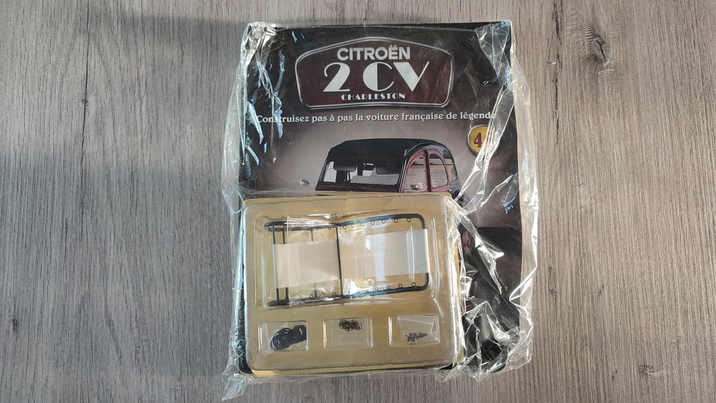Fascicule avec pièces numéro 46 n°46 Citroën 2CV Charleston 1/8 1/8e 1/8ème Altaya #E74